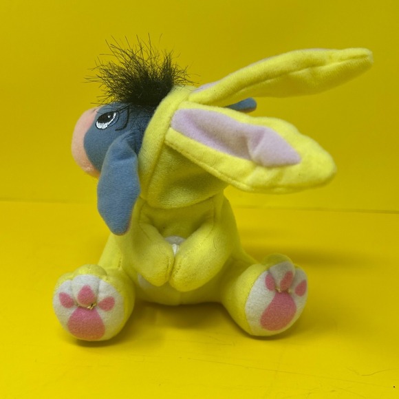 Fisher Price Plush Eeyore Bunny w/ Ears Hugger Plush Toy Stuffed Animal 2002 - Picture 6 of 16